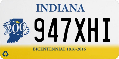 IN license plate 947XHI