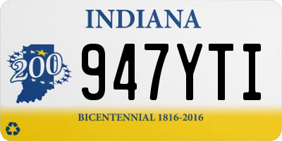 IN license plate 947YTI