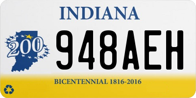 IN license plate 948AEH