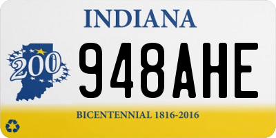 IN license plate 948AHE