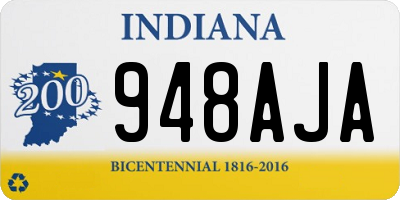 IN license plate 948AJA