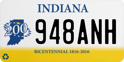 IN license plate 948ANH