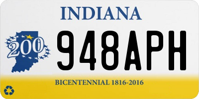 IN license plate 948APH