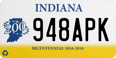IN license plate 948APK