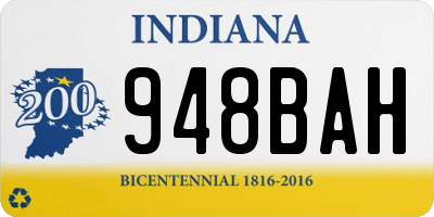 IN license plate 948BAH