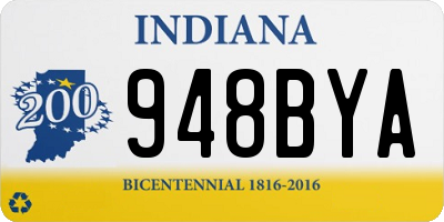 IN license plate 948BYA