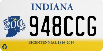 IN license plate 948CCG