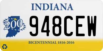 IN license plate 948CEW