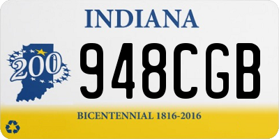 IN license plate 948CGB
