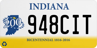 IN license plate 948CIT