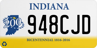 IN license plate 948CJD