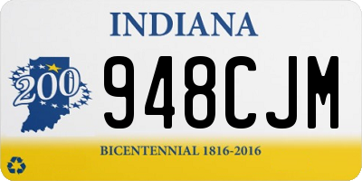 IN license plate 948CJM