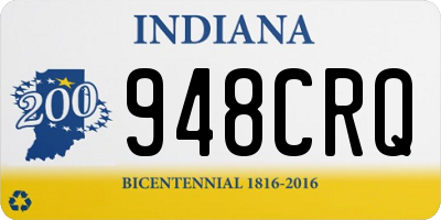 IN license plate 948CRQ