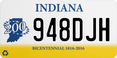 IN license plate 948DJH