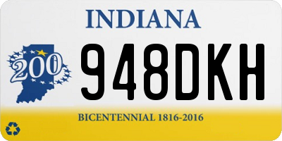 IN license plate 948DKH