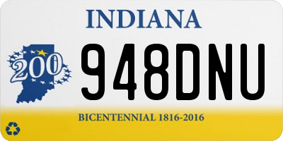IN license plate 948DNU
