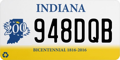 IN license plate 948DQB