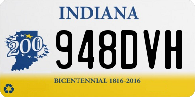 IN license plate 948DVH