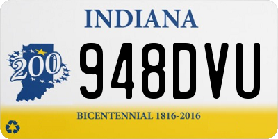 IN license plate 948DVU