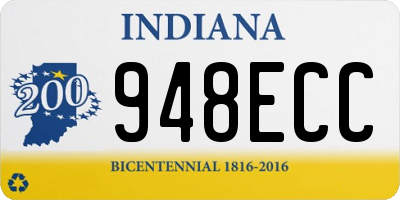 IN license plate 948ECC