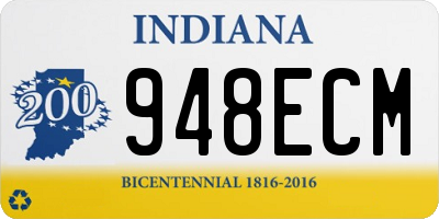 IN license plate 948ECM