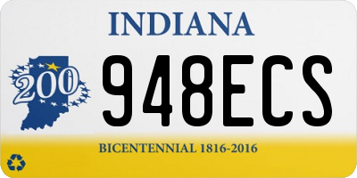 IN license plate 948ECS