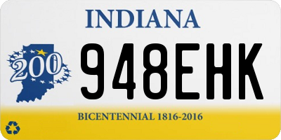 IN license plate 948EHK