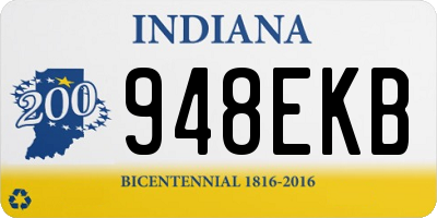 IN license plate 948EKB