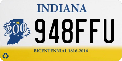 IN license plate 948FFU