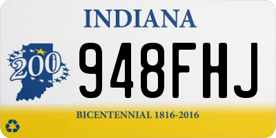 IN license plate 948FHJ
