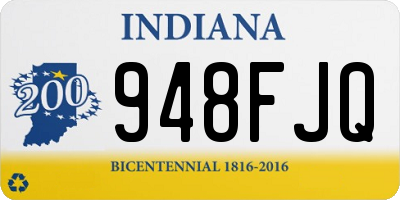 IN license plate 948FJQ