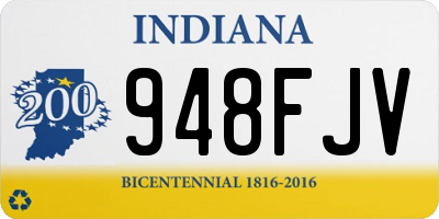 IN license plate 948FJV