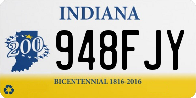 IN license plate 948FJY