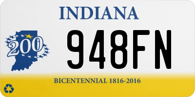 IN license plate 948FN
