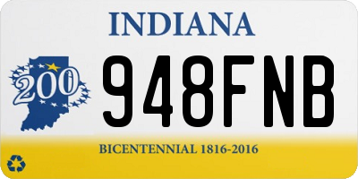 IN license plate 948FNB