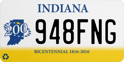 IN license plate 948FNG