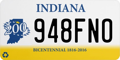IN license plate 948FNO