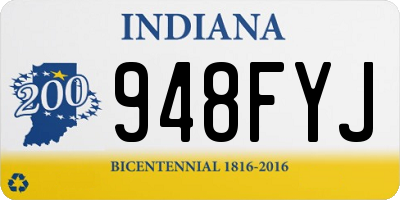 IN license plate 948FYJ