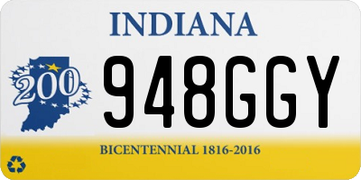 IN license plate 948GGY