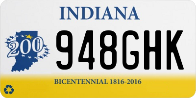 IN license plate 948GHK