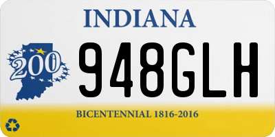 IN license plate 948GLH