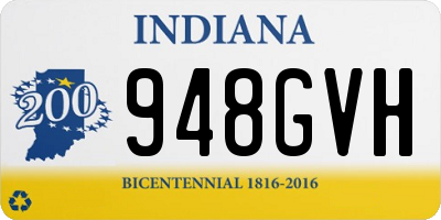 IN license plate 948GVH