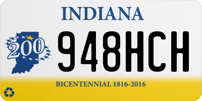 IN license plate 948HCH