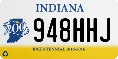IN license plate 948HHJ
