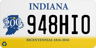 IN license plate 948HIO