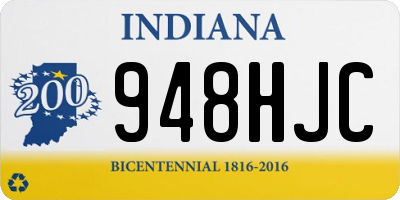 IN license plate 948HJC