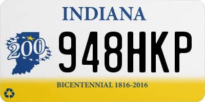 IN license plate 948HKP