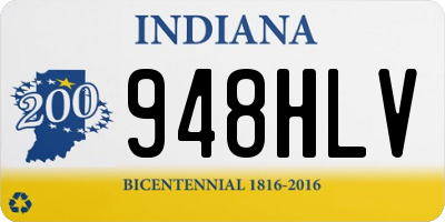 IN license plate 948HLV