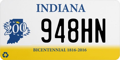IN license plate 948HN