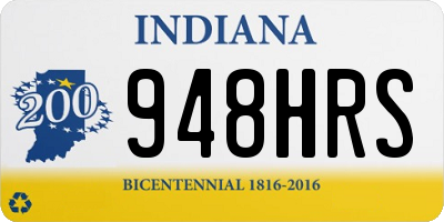 IN license plate 948HRS
